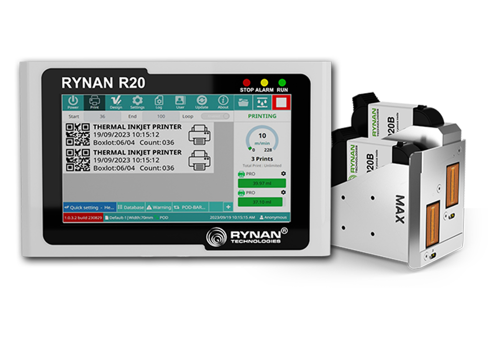 R20 Controller & Max Printhead